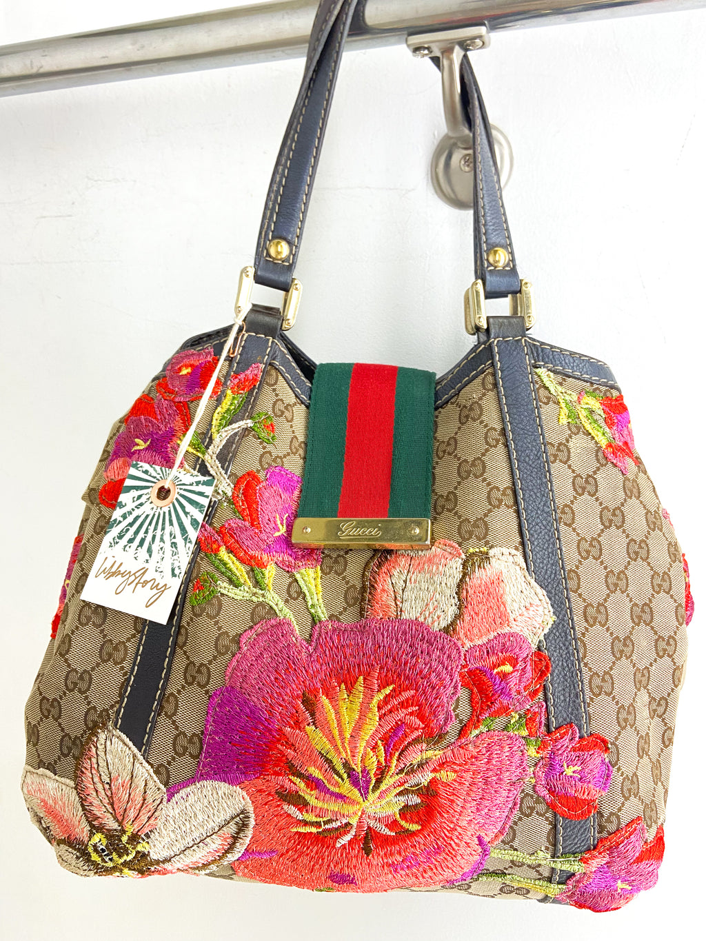 OOAK Vintage Floral Gucci Bag