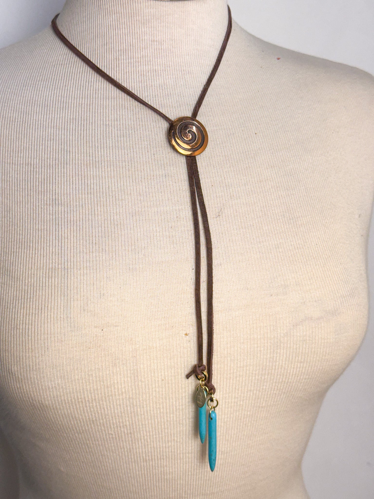 OOAK Vintage Copper Pendant Bolero