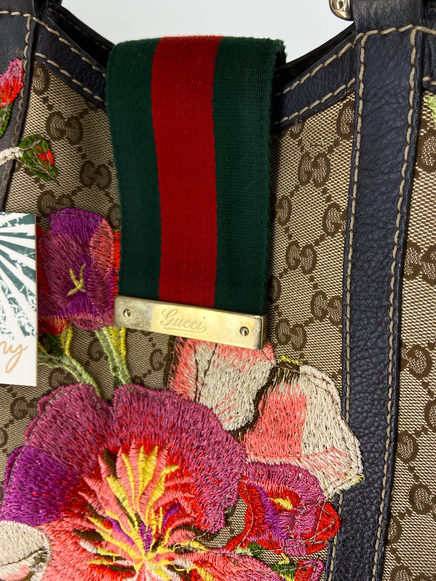 OOAK Vintage Floral Gucci Bag