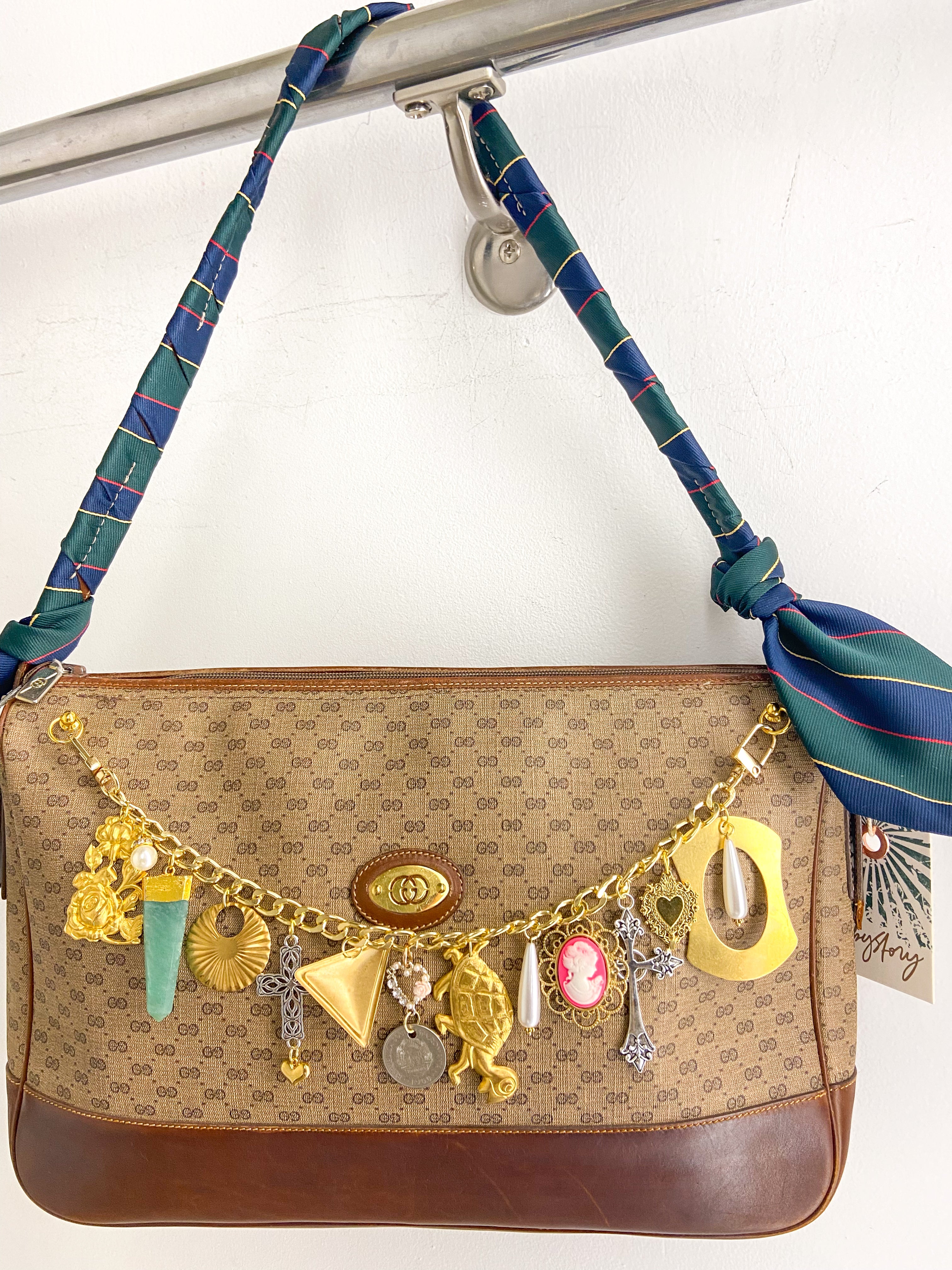 OOAK Authentic Vintage Gucci Tie Purse