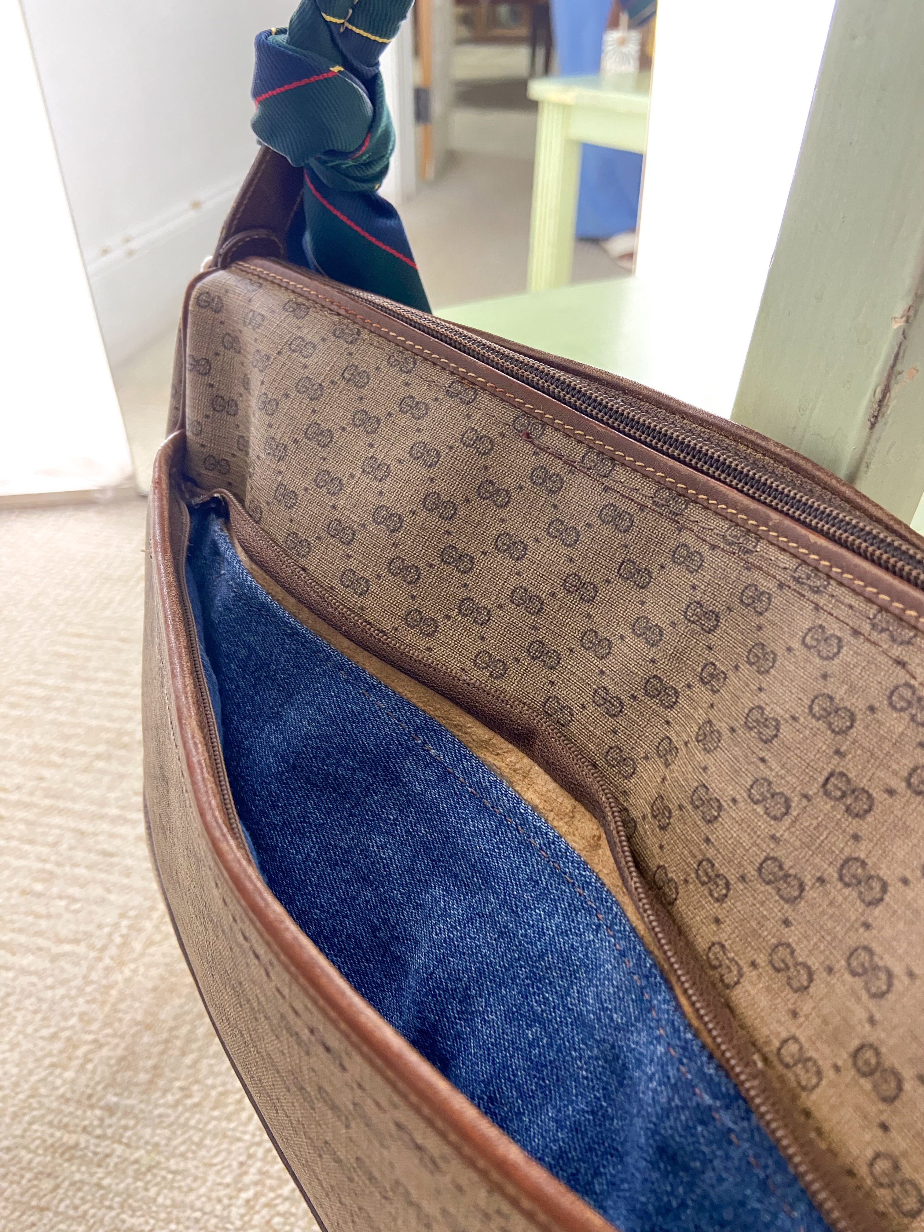 OOAK Authentic Vintage Gucci Tie Purse