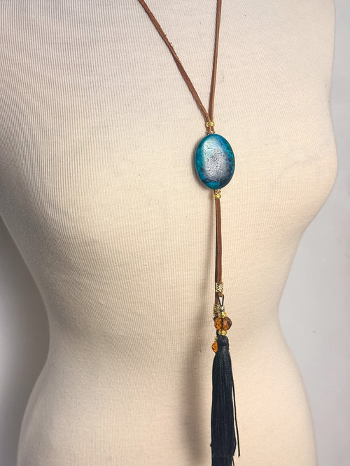 Handmade Stone & Fringe Bolero