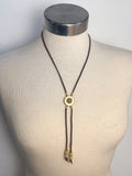 OOAK Vintage Brass Pendant Bolero