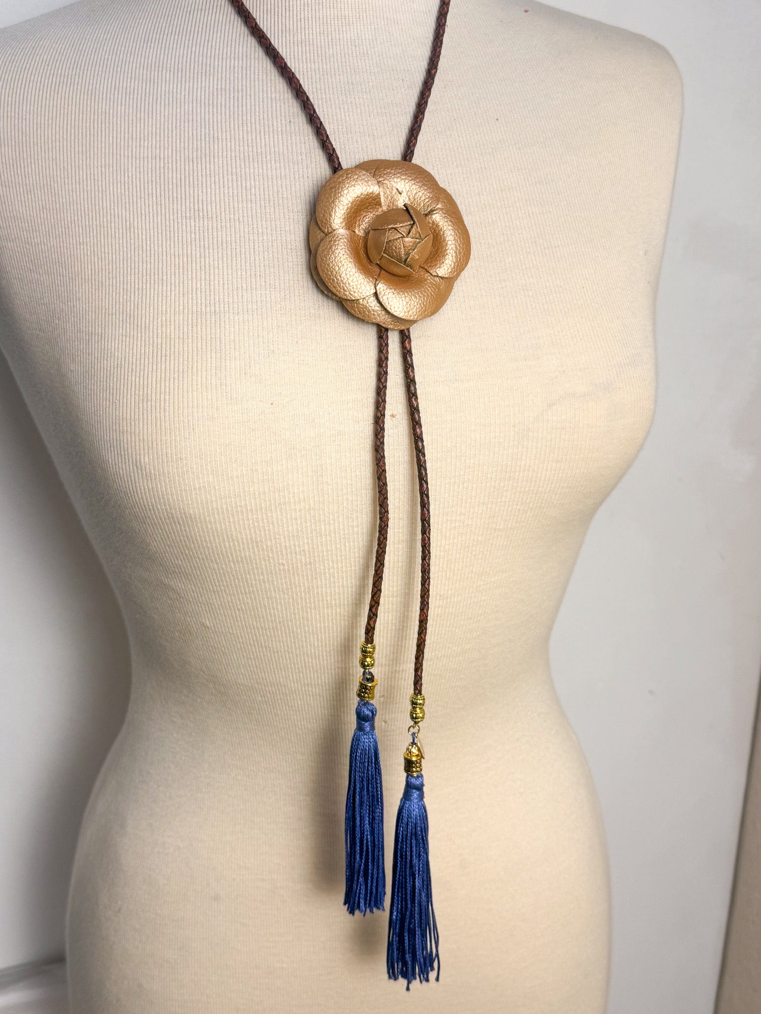 Handmade Flower & Fringe Bolero