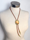 OOAK Vintage Floral Cameo