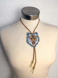 Handmade Small Tiger Patch Bolo