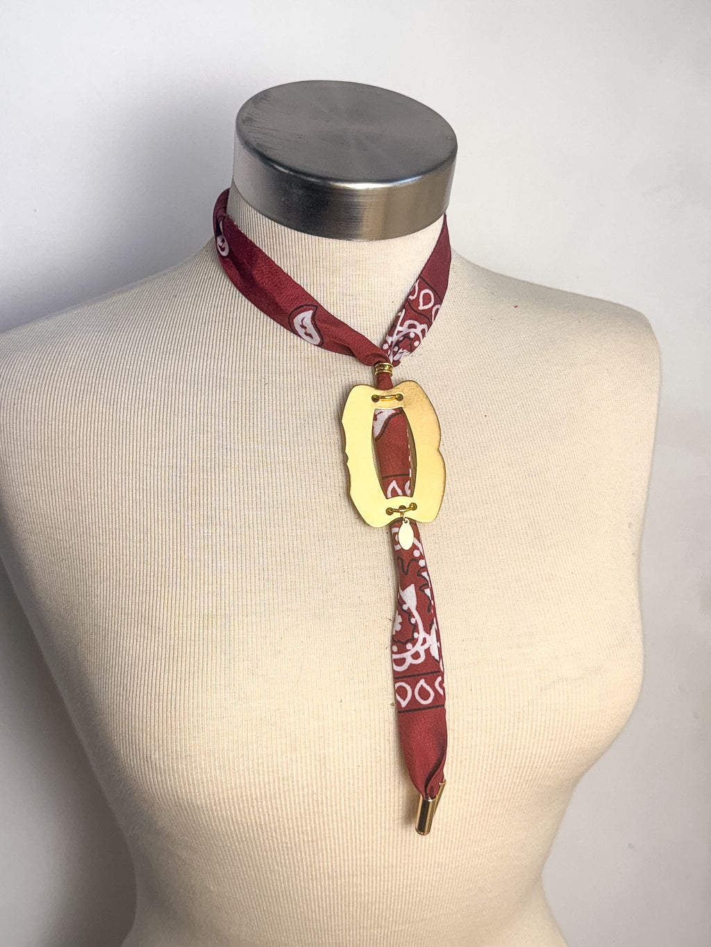 OOAK Bandana Statement Bolo