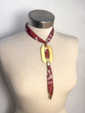 OOAK Bandana Statement Bolo