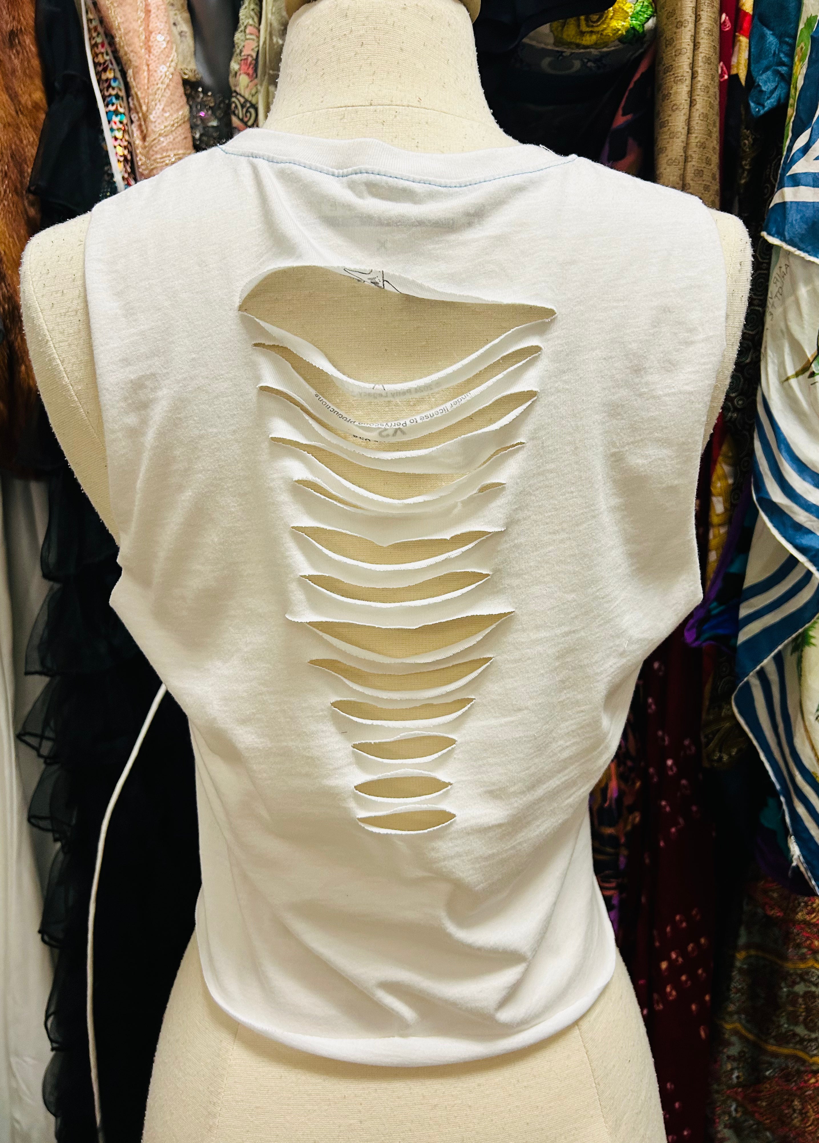 Tom Petty Great Wide Cropped Sleeveless Graphic Tee