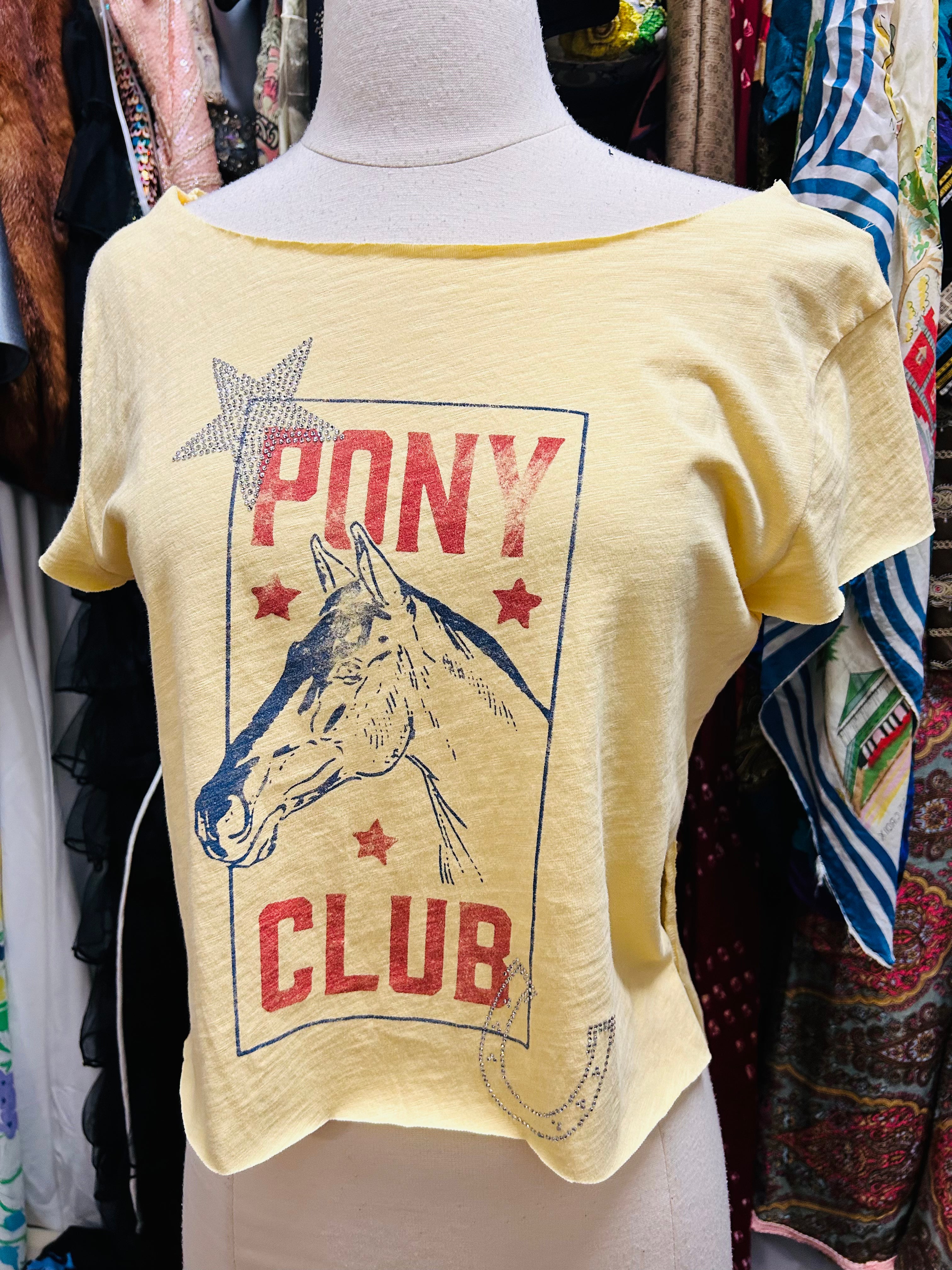 All Us Pony Club Slub Cap Tee