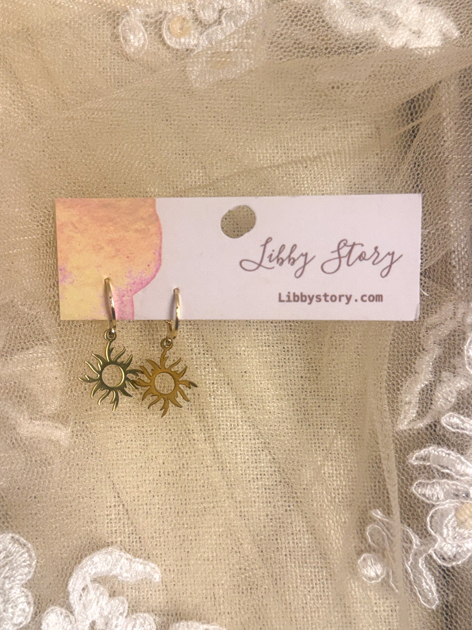 Handmade Charm Huggies