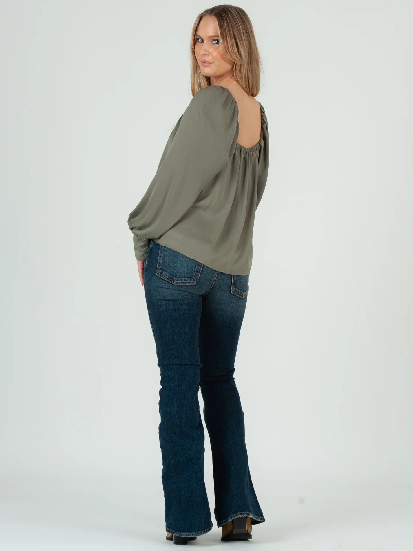 Lucca Wire Front Silk Top