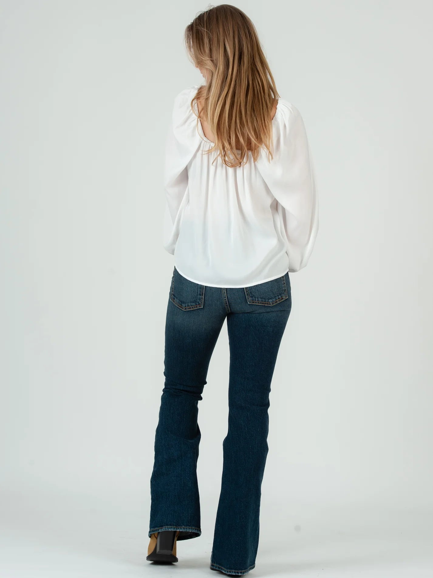 Lucca Wire Front Silk Top