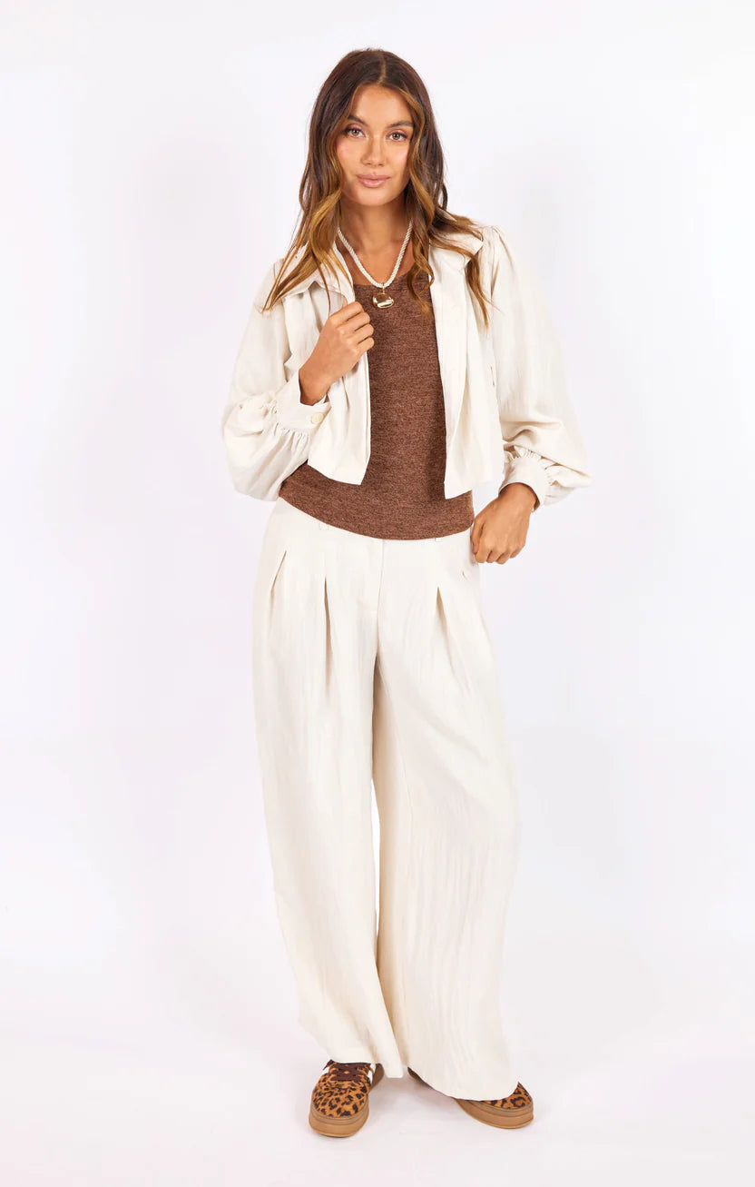 Sadie & Sage Hustle Cropped Jacket