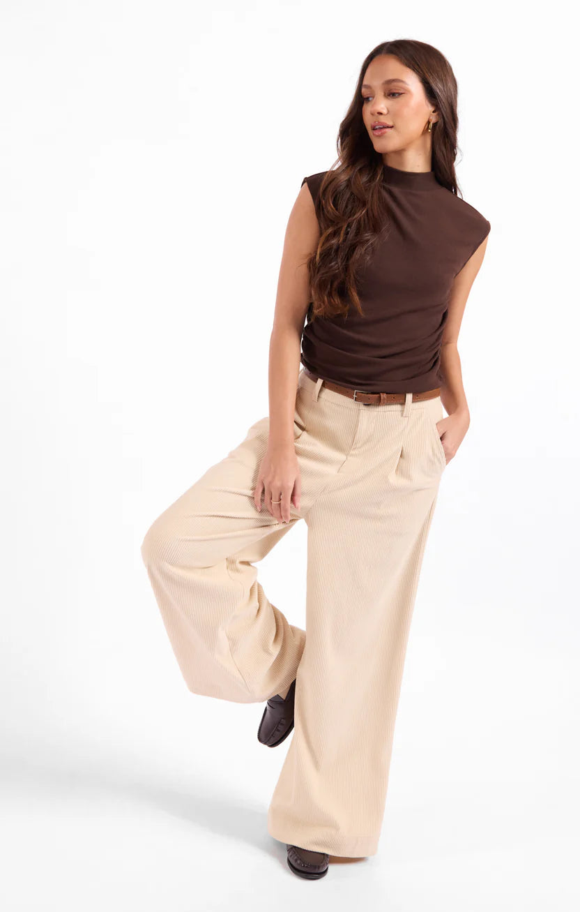 Sage the Label Sweetie Mock Neck Tank