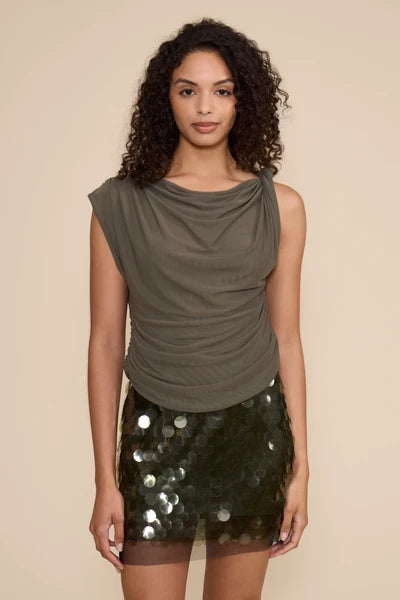 Lucy Paris Alula Sequined Mini Skirt