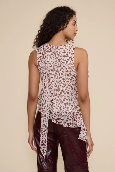 Lucy Paris Leo Asymmetrical Top