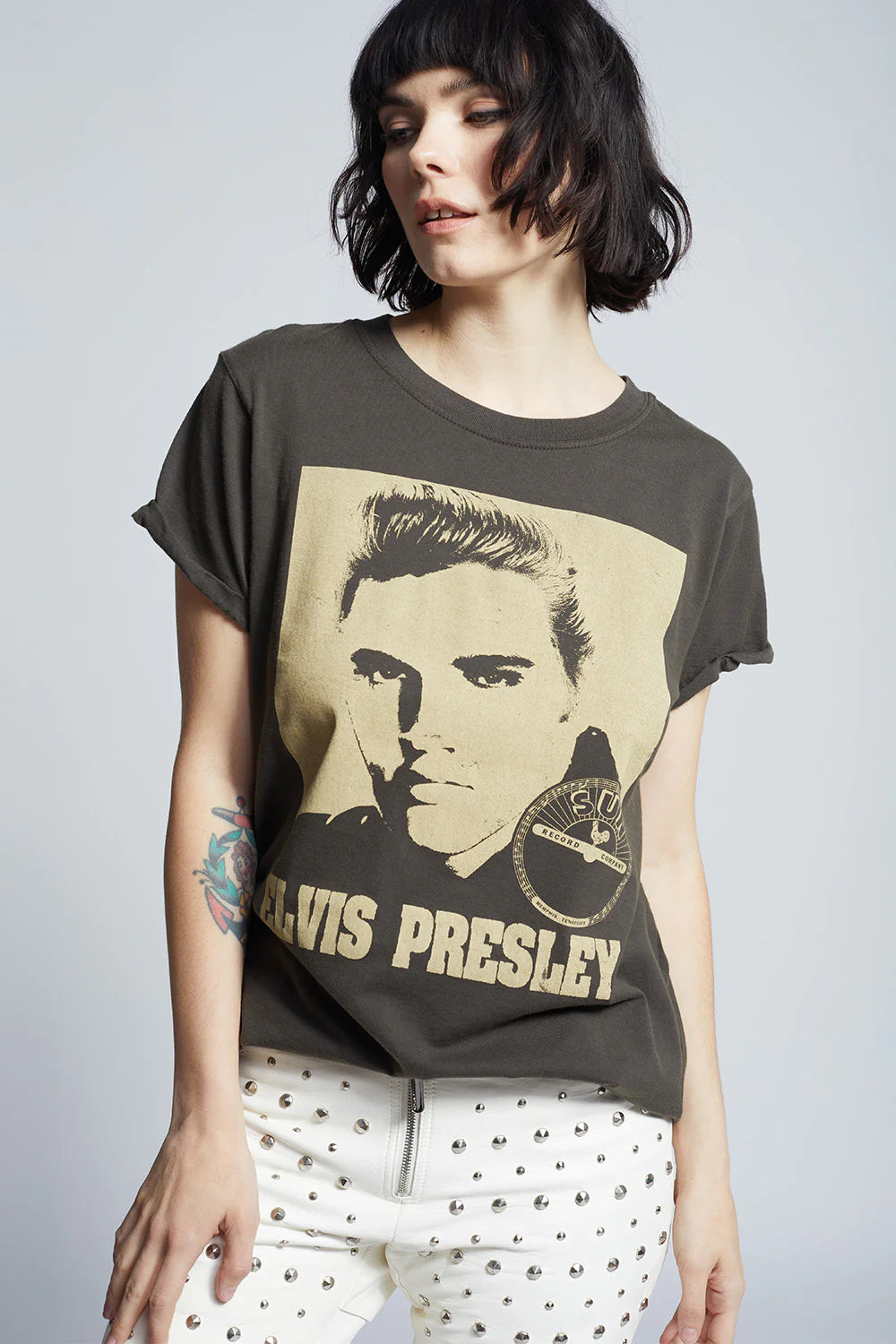 Recycled Karma Elvis Presley King of Rock & Roll Tee