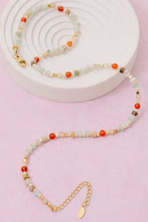Multi Bead Pattern Necklace