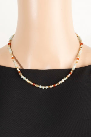 Multi Bead Pattern Necklace