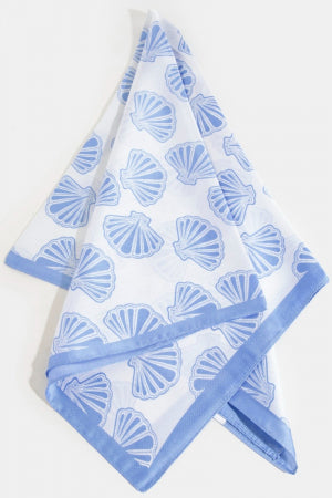 Sealife Seashells Bandana Scarf