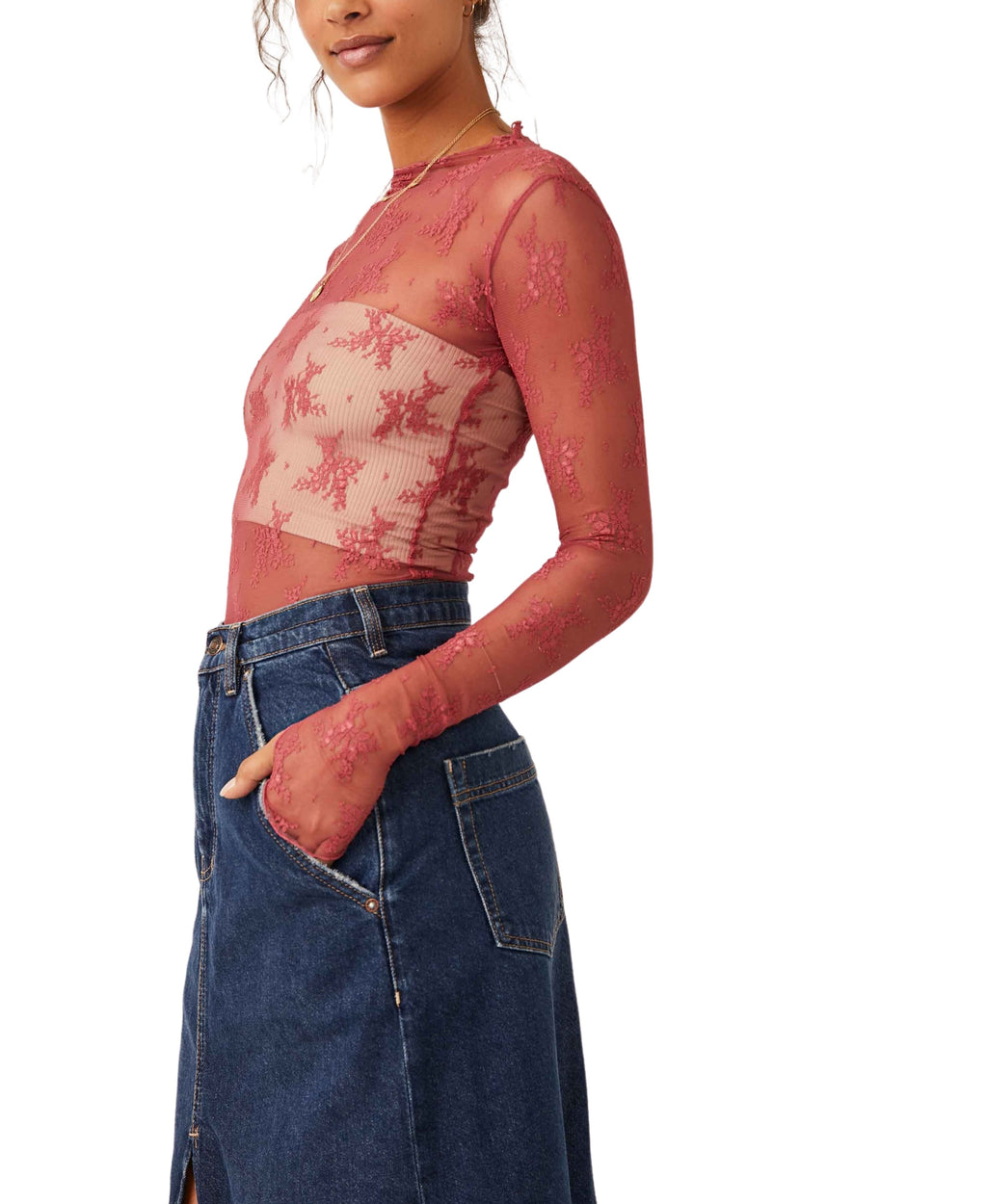 Free People Lady Lux Layering Top