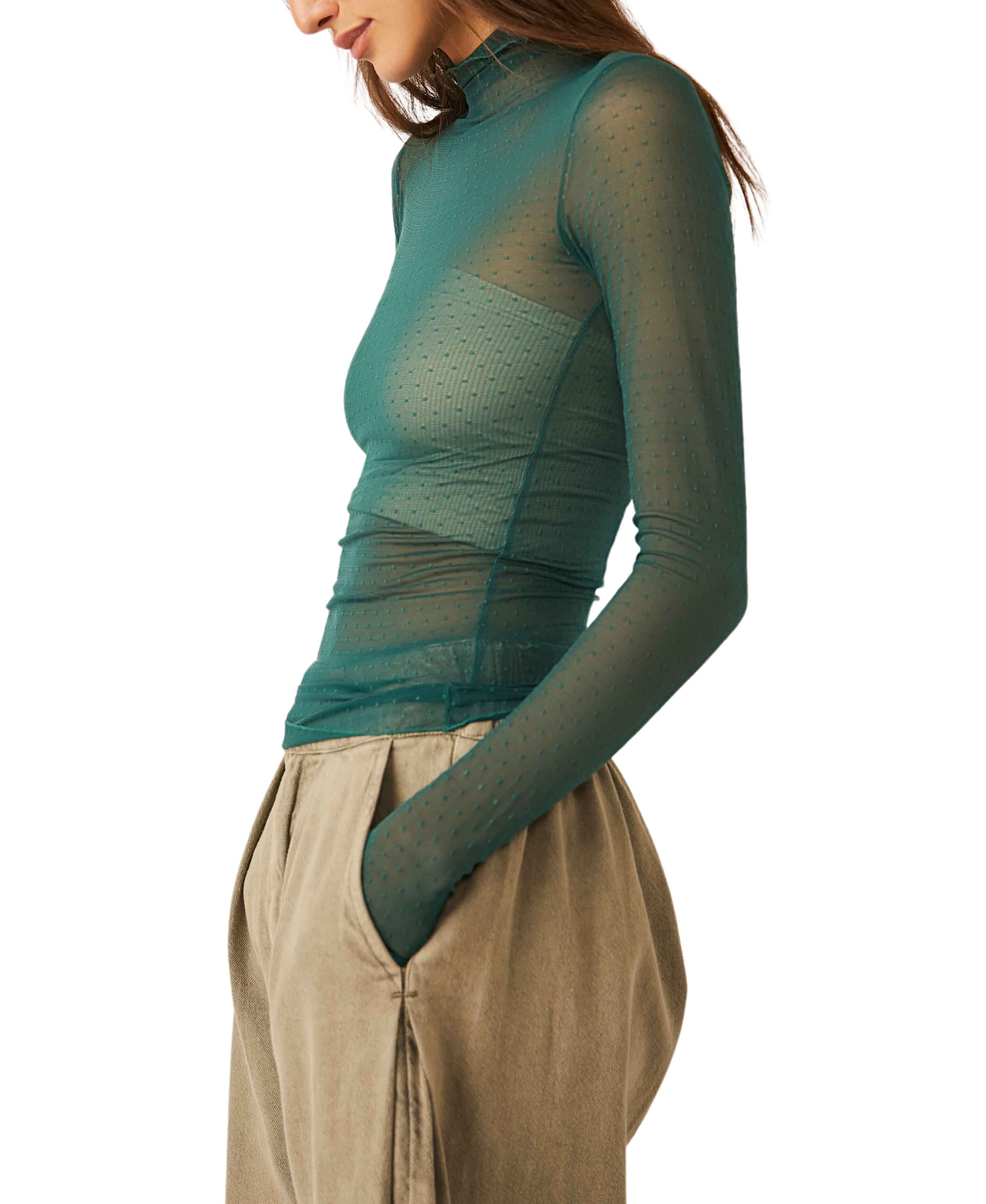 Free People On the Dot Layering Top
