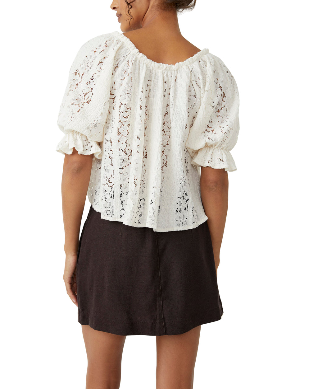Free People Stacey Lace Top