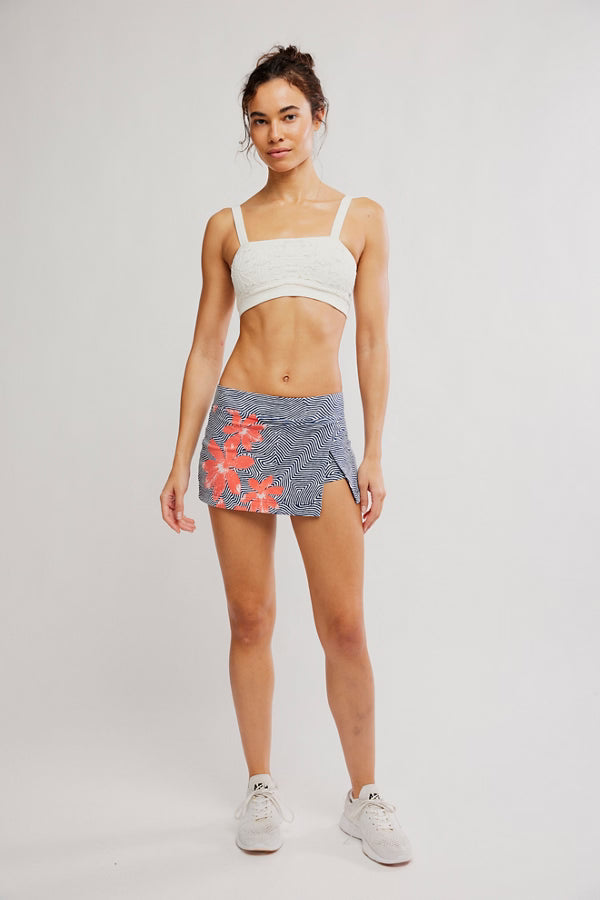 Free People Hot Shot Printed Mini Skort