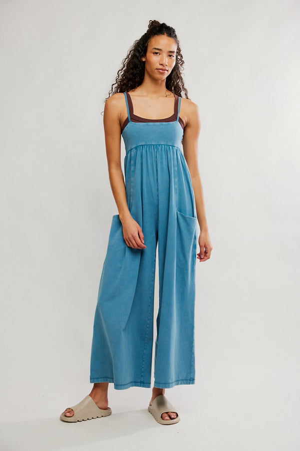 Free People Hot Shot Strappy Onesie