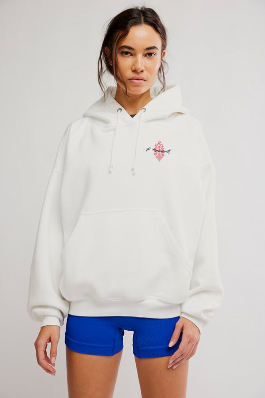 Free People Final Call Front Logo Hoodie