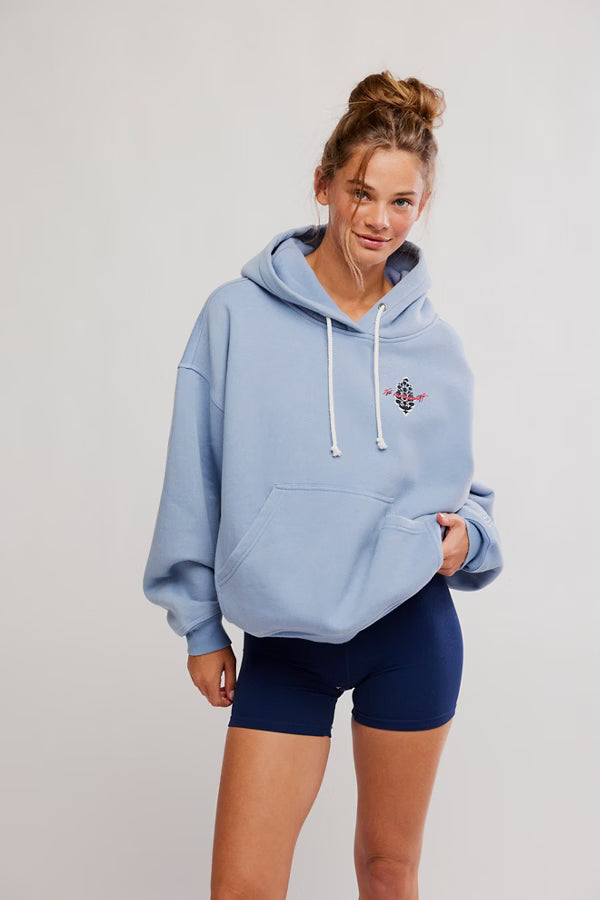 Free People Final Call Front Logo Hoodie