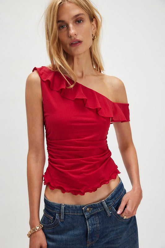 Free People Isla One Shoulder Top