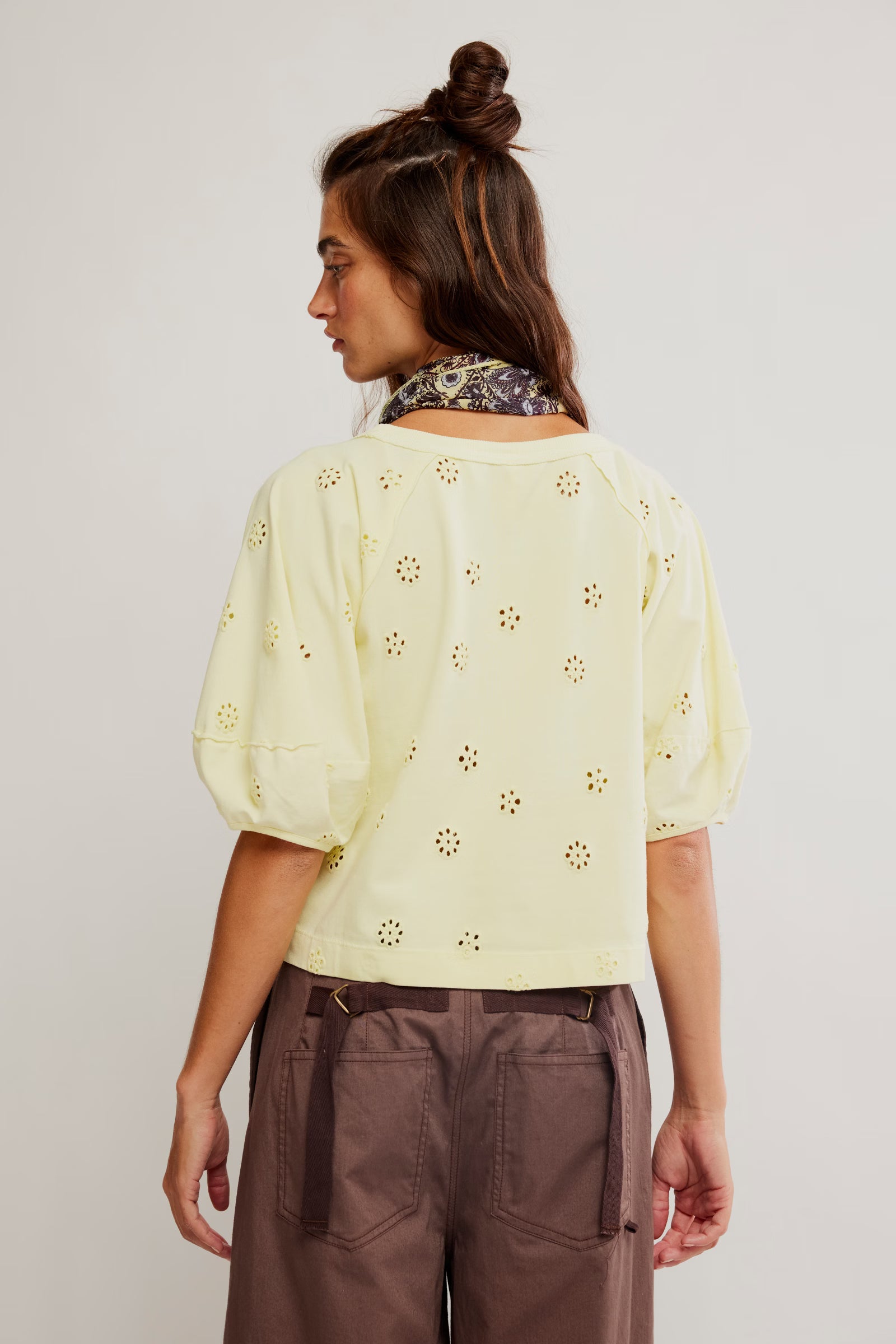 Free People Jessie Eyelet Tee