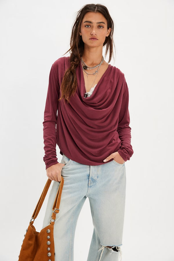 Free People Jane Long Sleeve Top