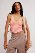 FP Movement All Clear Vneck Striped Cami