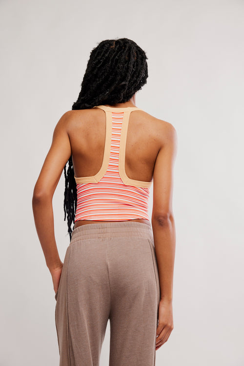 FP Movement All Clear Vneck Striped Cami