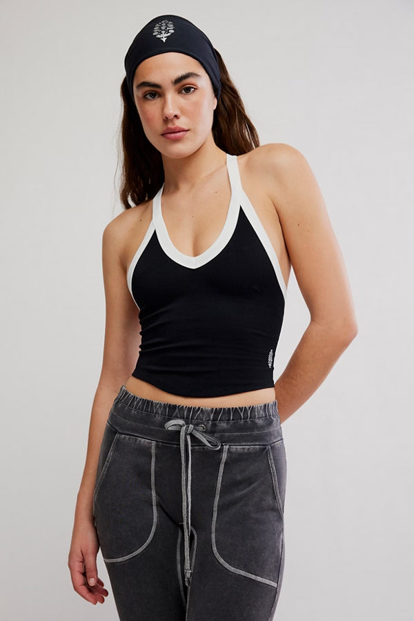 Free People All Clear Vneck Colorblock Cami