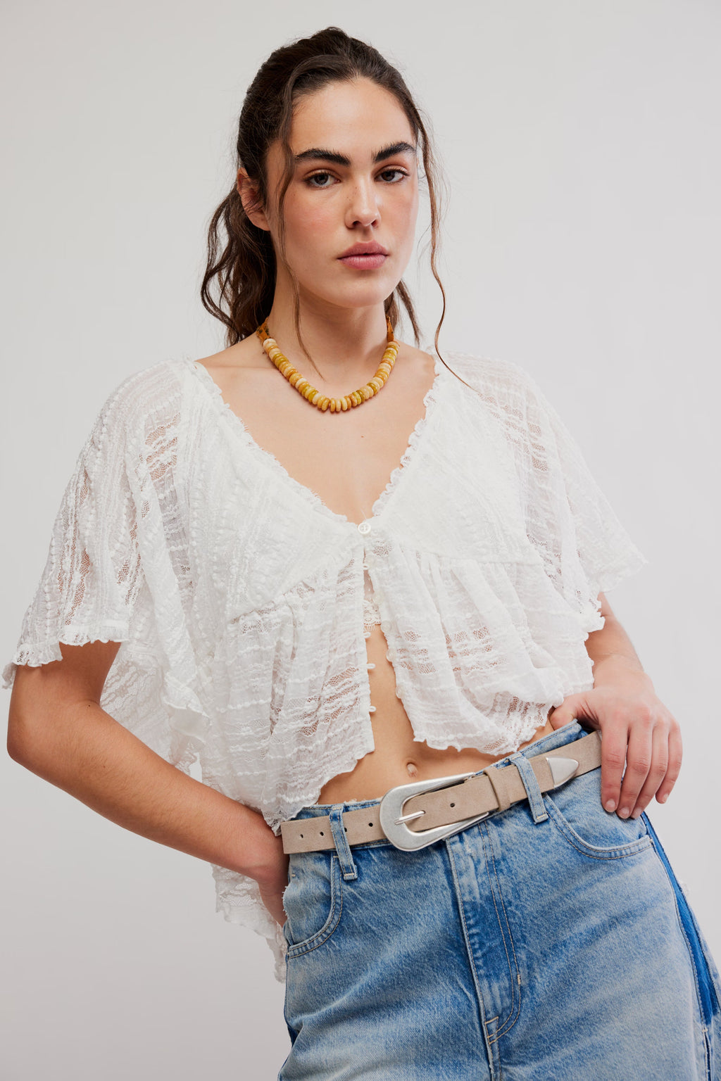 Free People Cannon Suede Belt