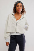 Free People Dream Team Zip Up