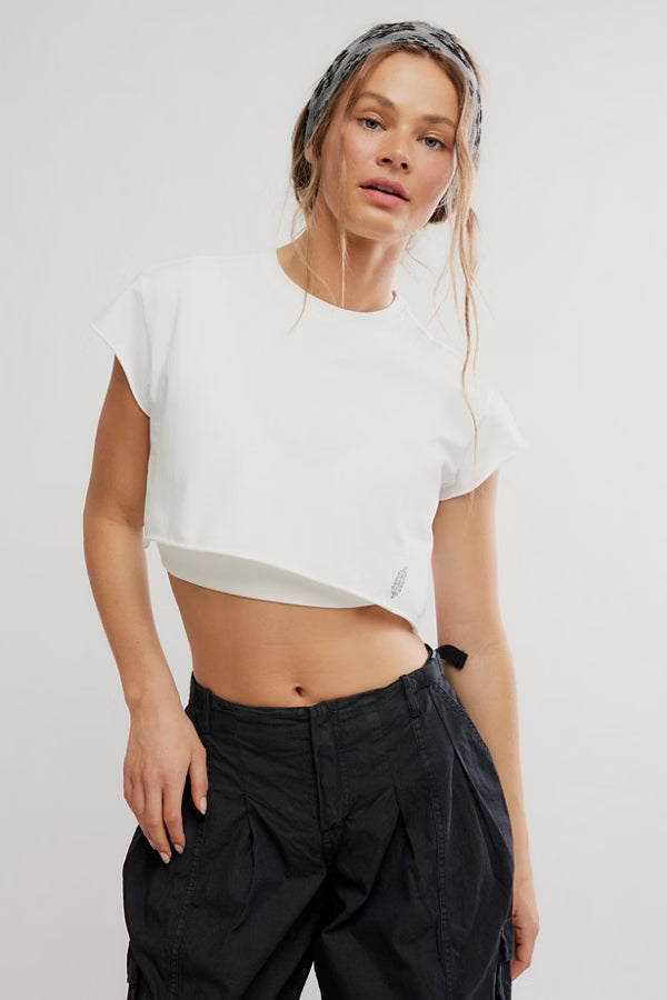 Free People Hot Shot Cropped Tee