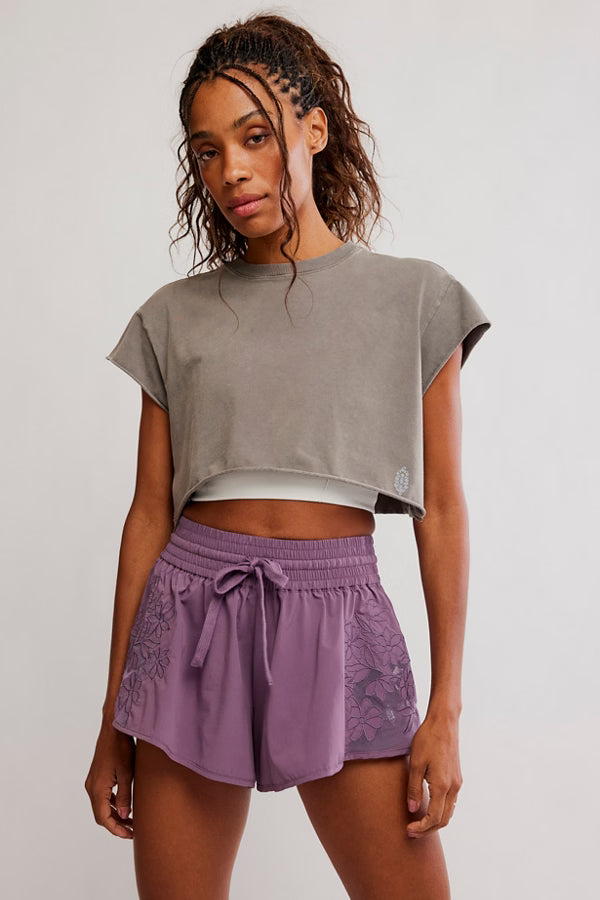 Free People Hot Shot Cropped Tee