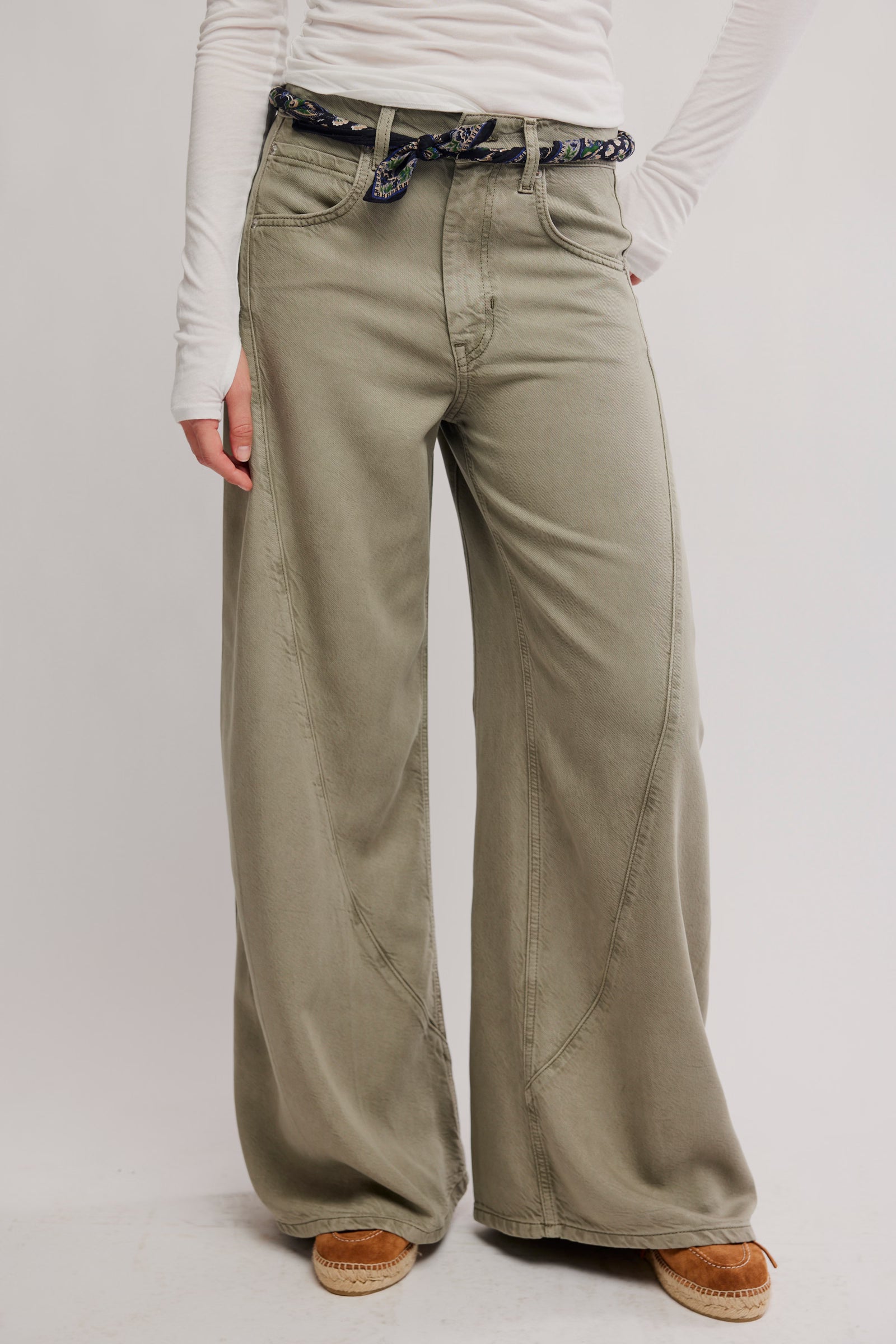 Free People Haven Mr Baggy Wide Leg Jean