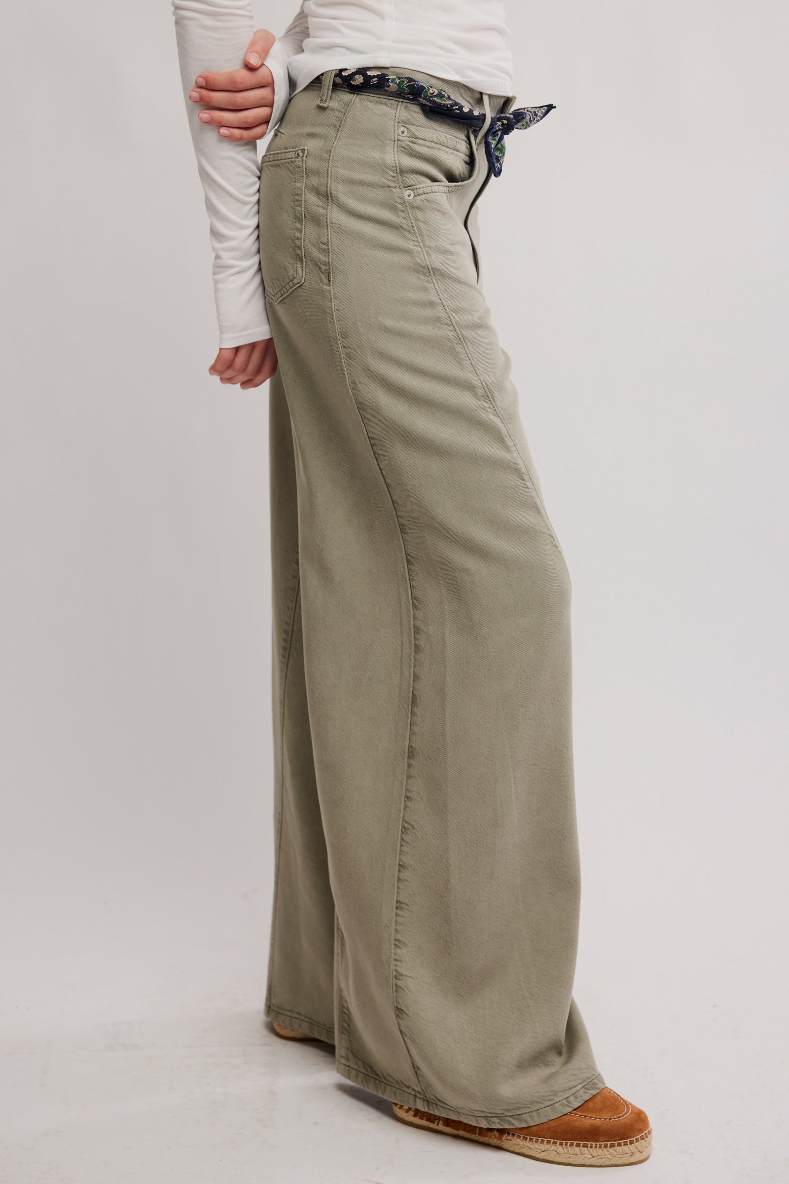 Free People Haven Mr Baggy Wide Leg Jean