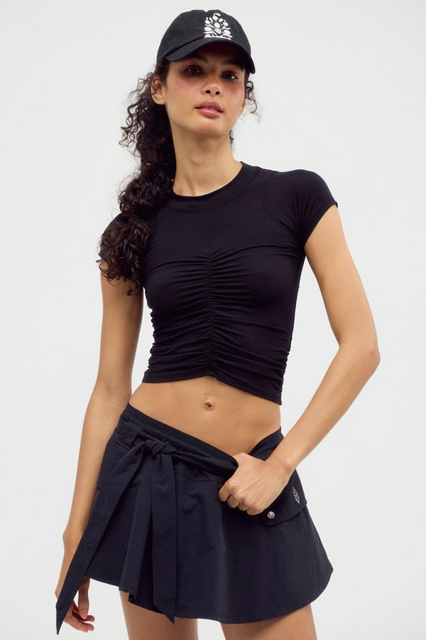 FP Movement Tempo Ruched Short Sleeve