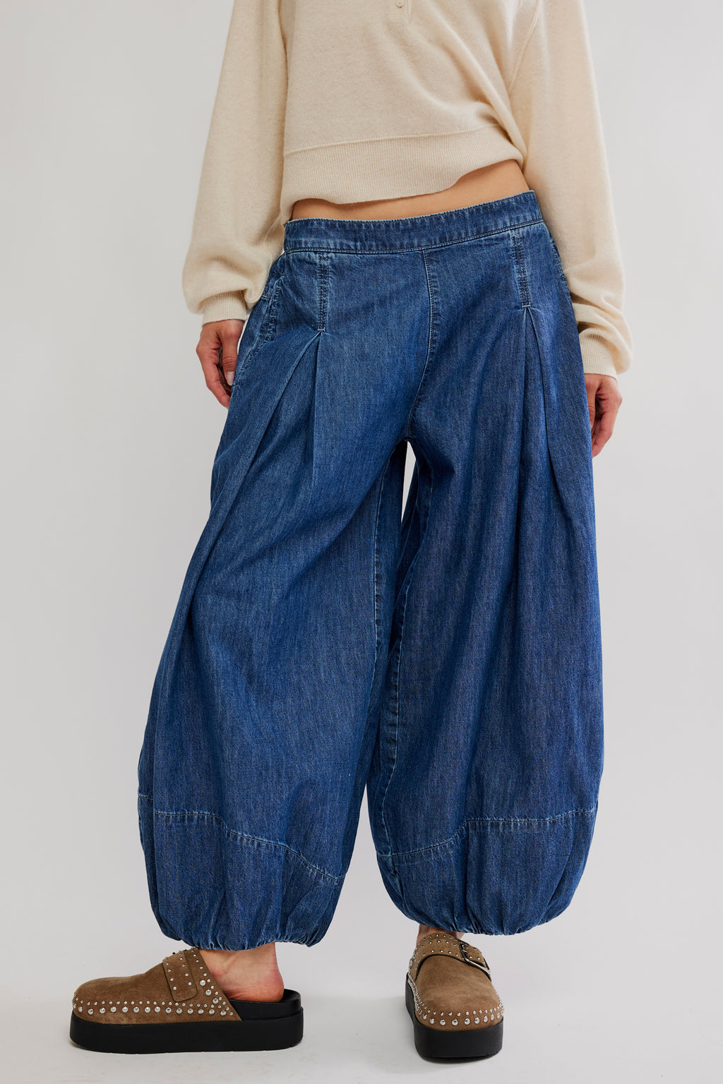 Free People Moonflower Balloon Jean