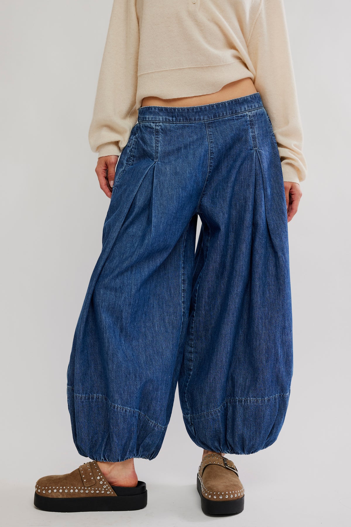 Free People Moonflower Balloon Jean