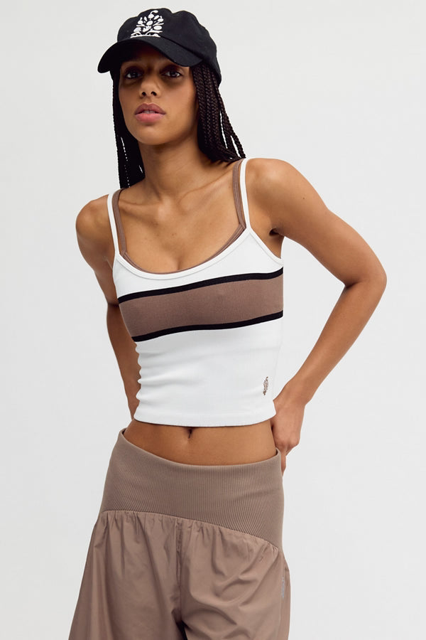 Free People All Clear Coastline Stripe Tank