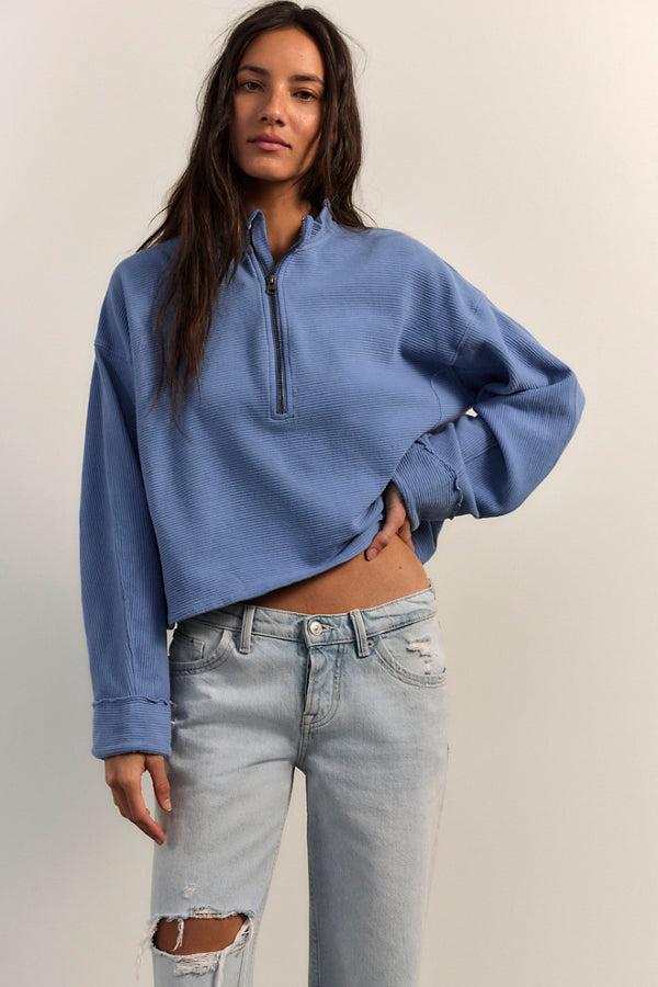 Free People Celeste Quarter Zip