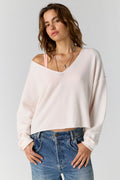 Free People See Me V-Neck Pullover